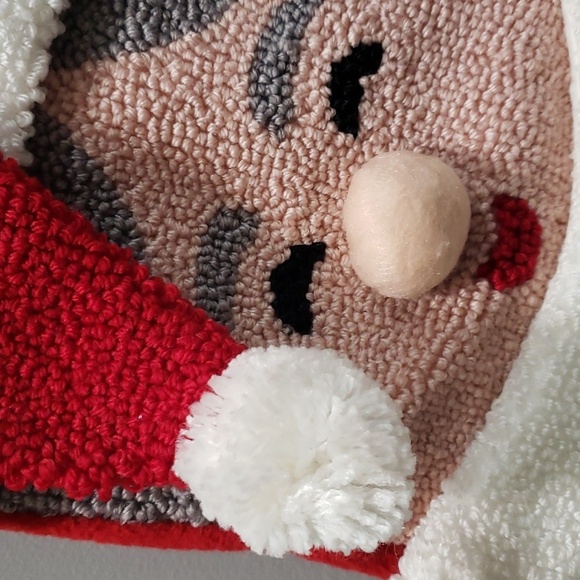 Jingles and Joy NWT Mrs. Claus Loop Weave Christmas Stocking - Picture 6 of 8